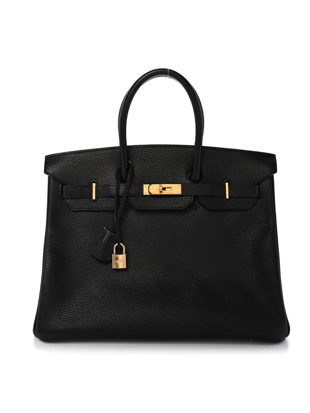 Hermes Ardennes Birkin 35 Black #371994H14B